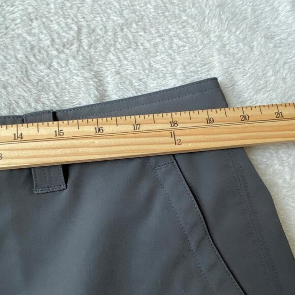 Greg‎ Norman Zip Cargo Shorts Men 40 Gray Performance Pickleball Outdoor Preppy - Picture 8 of 10